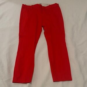 J. Crew Bold Red Women’s Pants